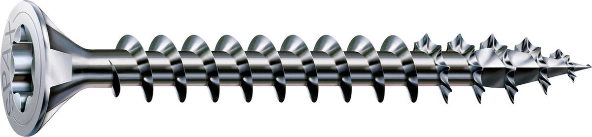 Spax universele schroef, 4 x 30 mm, 180 stuks, volledig van schroefdraad voorzien, verzonken kop, t-star plus t20, 4cut, wirox - 8000000287404
