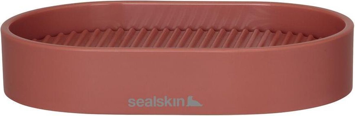 Sealskin brave - zeepbakje - zeephouder - donkerroze