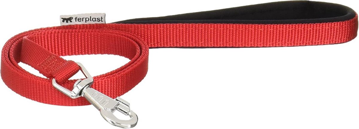 Ferplast hondenriem daytona g15 120 lijn rood