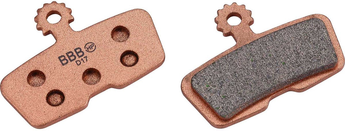 Bbb cycling discstop gesinterde remblokken - schijfremblokken - compatibel met sram avid schijfremmen - koper - bbs-442s
