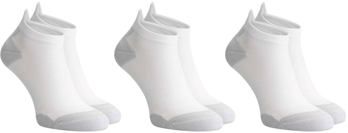 Rogelli core hardloopsokken - 3-pack - wit grijs - 36 39