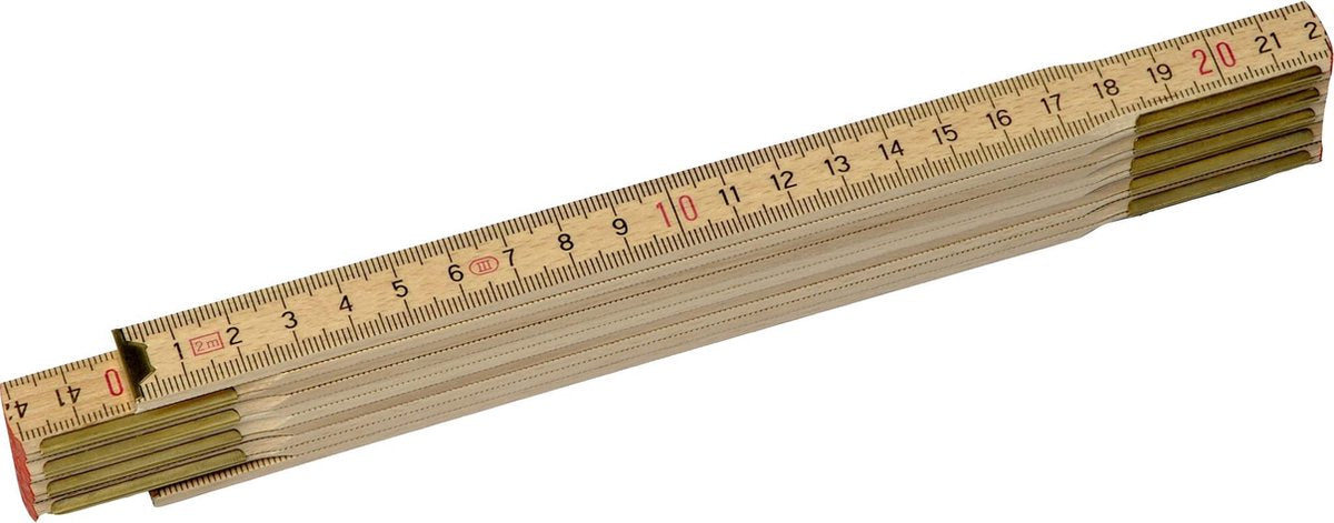 Stanley duimstok 2m - 15mm hout