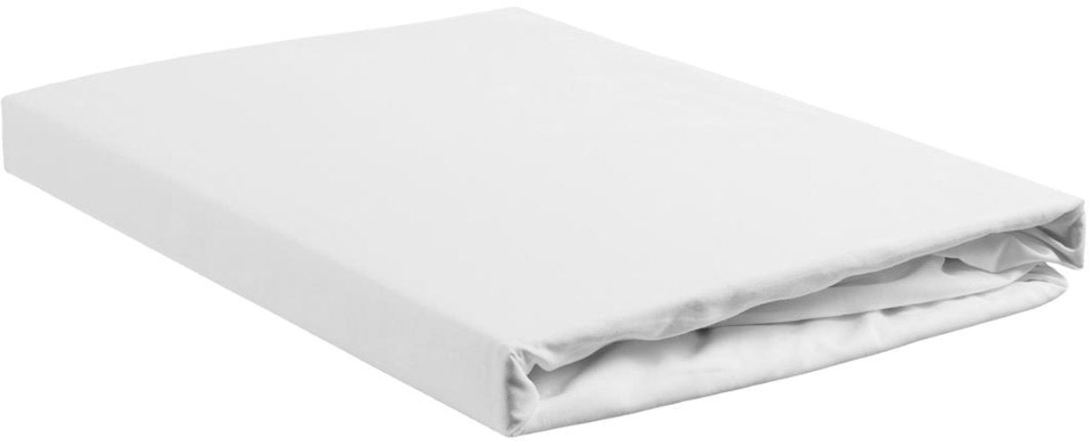 Ambiante - katoen - topper hoeslaken - 160x200 cm - wit