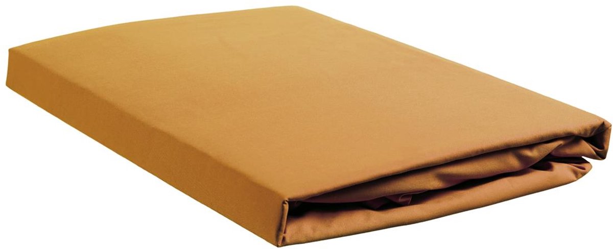 Ambiante jersey - hoeslaken - 200x200 210 - oker