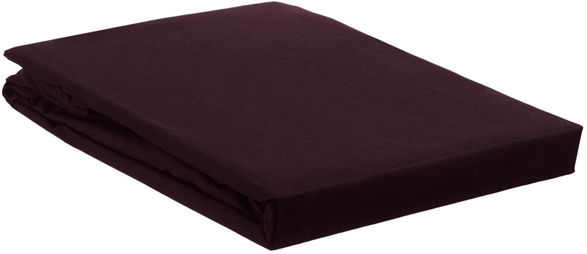 Ambiante - katoen - hoeslaken - 160x220 cm - rood