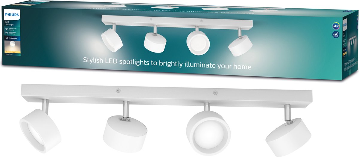 Philips led philips bracia bar wit 27k 4x5.5w 27k
