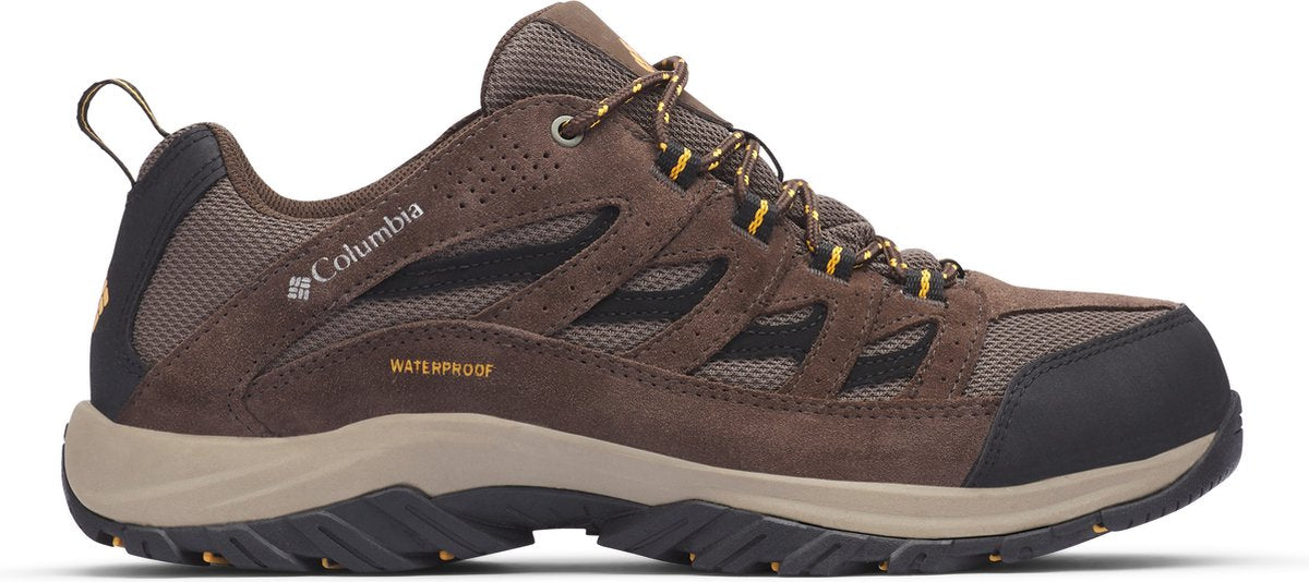 Columbia crestwood™ waterproof heren wandelschoenen - mud, squash