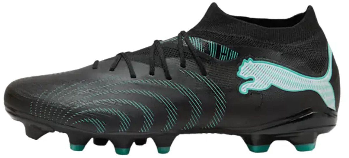 Puma future 9 match fg ag unisex sportschoenen - black-intense mint- white