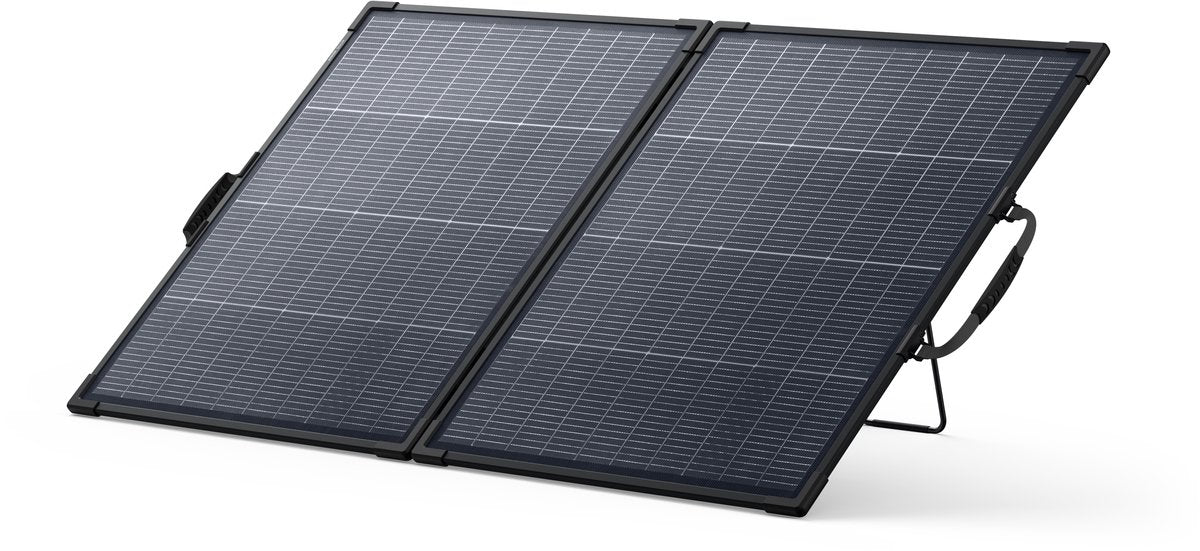 Anker solix ps200 – bifacial portable solar panel – 200w vermogen – dubbelzijdige efficiëntie – draagbaar weerbestendig