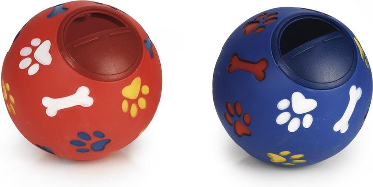 Beeztees snackbal - hondenspeelgoed - verstelbaar - assorti - dia: 15 cm