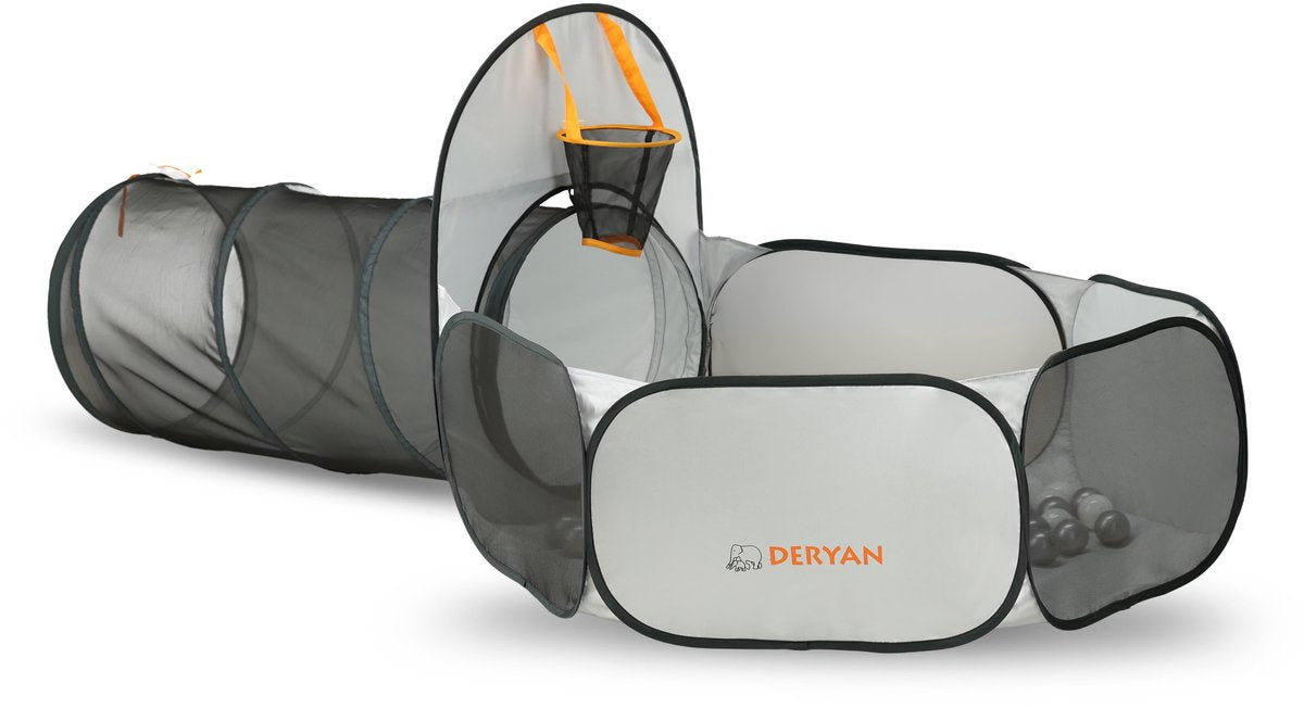 Deryan luxe pop up speeltent - inclusief 45 ballen - zilver