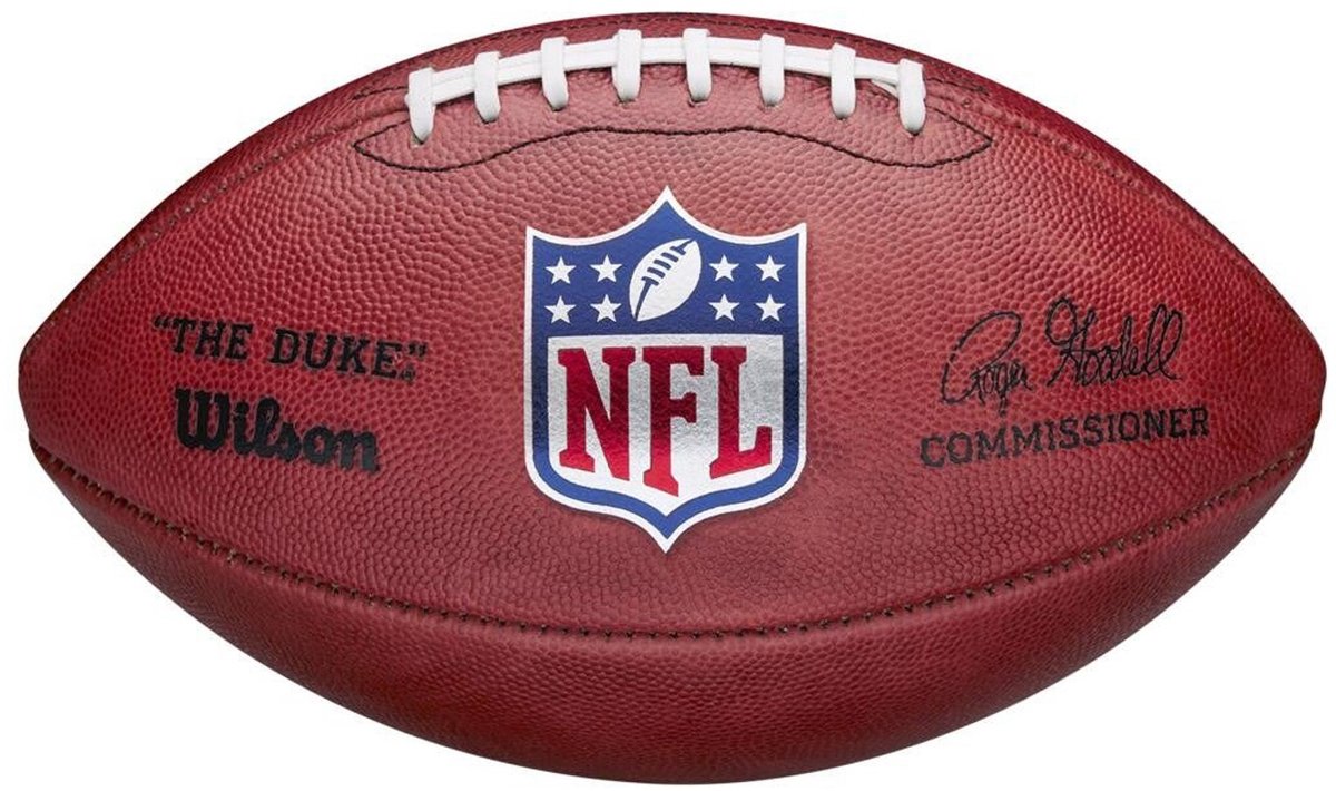 Wilson - nfl - mini - replica - the duke - american football - bruin zilver