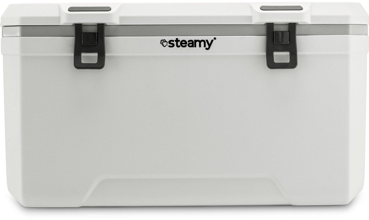 Steamy marine 120 - grote koelbox - speciaal voor op de boot - 120 liter - wit