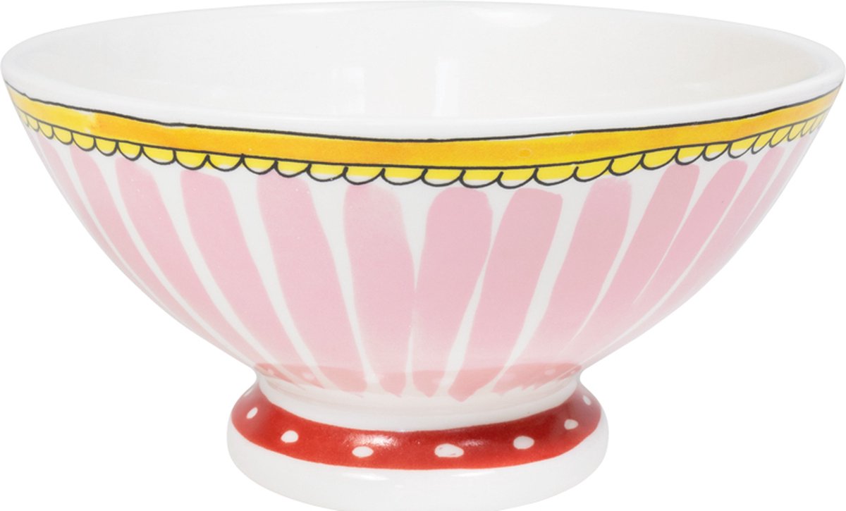 Blond amsterdam even bijkletsen vintage schaal ø21 cm - roze