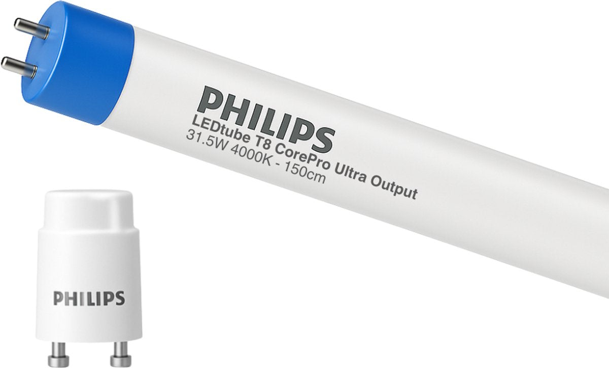 Philips led philips officieel distributeur - led t8 buis - ultra output 25.9w 3500lm - 4000k 840 koel wit | 150cm - mains 230v - vervangt 58w