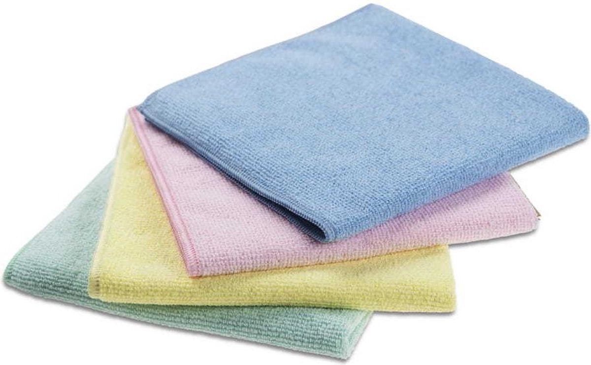 Vileda professional vileda microtuff base professional microvezeldoek rood 36x36cm pak 5