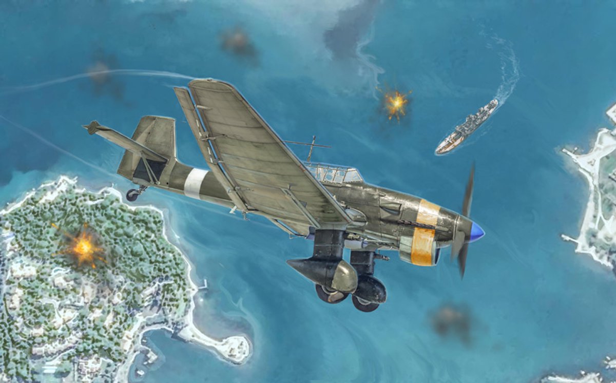 Italeri modelbouwpakket vliegtuigen - 2769 junkers ju 87 b-2 r-2 stuka -picchiatello- plastic - 1:48 - modelbouw
