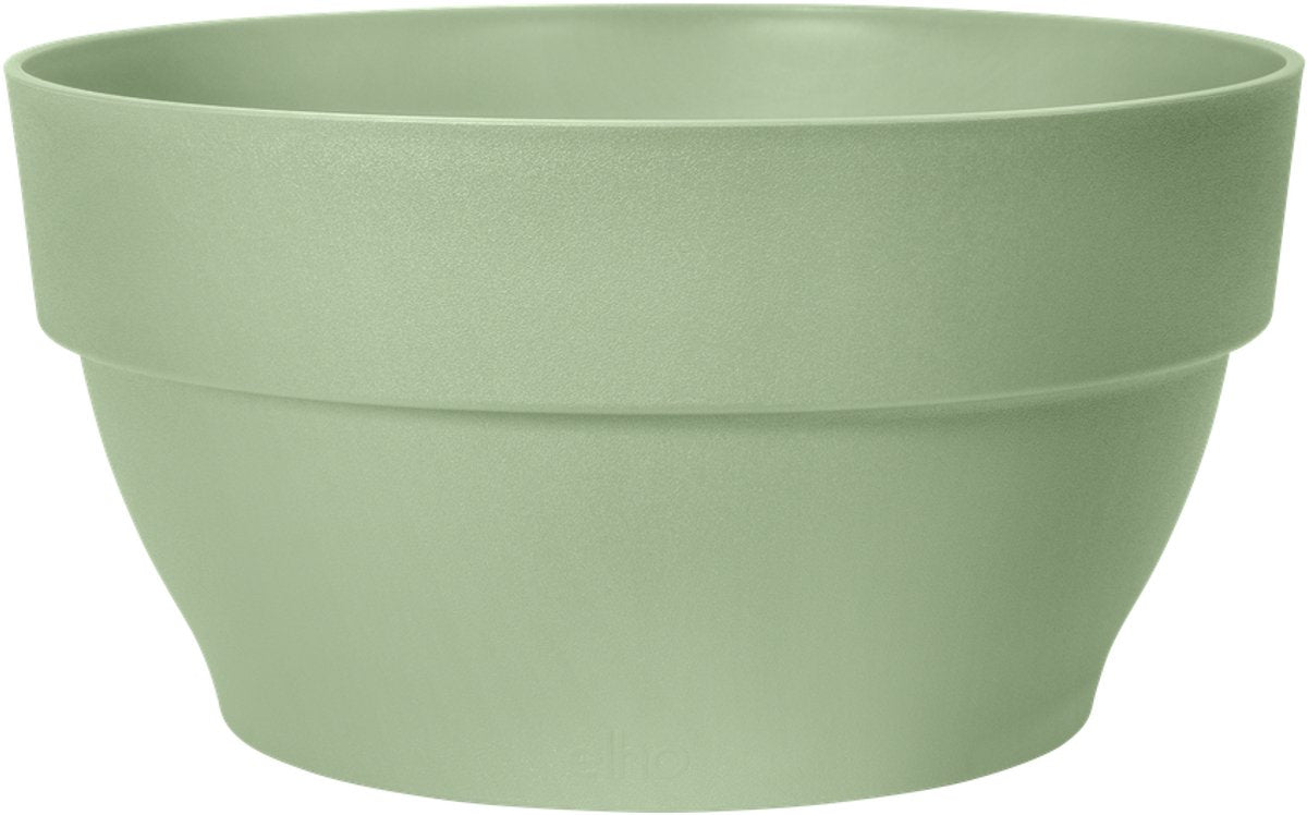 Elho vibia campana schaal 34 - plantenschaal voor buiten - 100% gerecycled plastic - ø 33.9 x h 17.4 cm - pistachegroen
