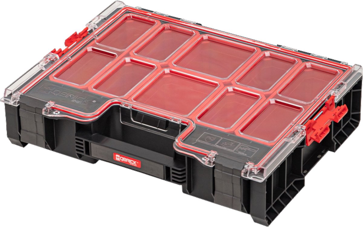 Qbrick system pro serie - organizer 300 - uittrekbare cubes - compacte opslag - weerbestendig