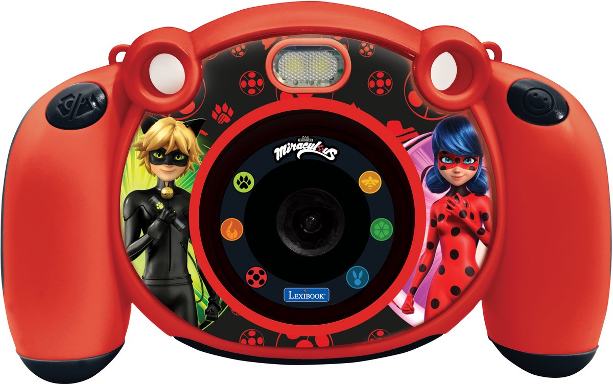 Lexibook miraculous starcam® digitale hd camera met sd-kaart