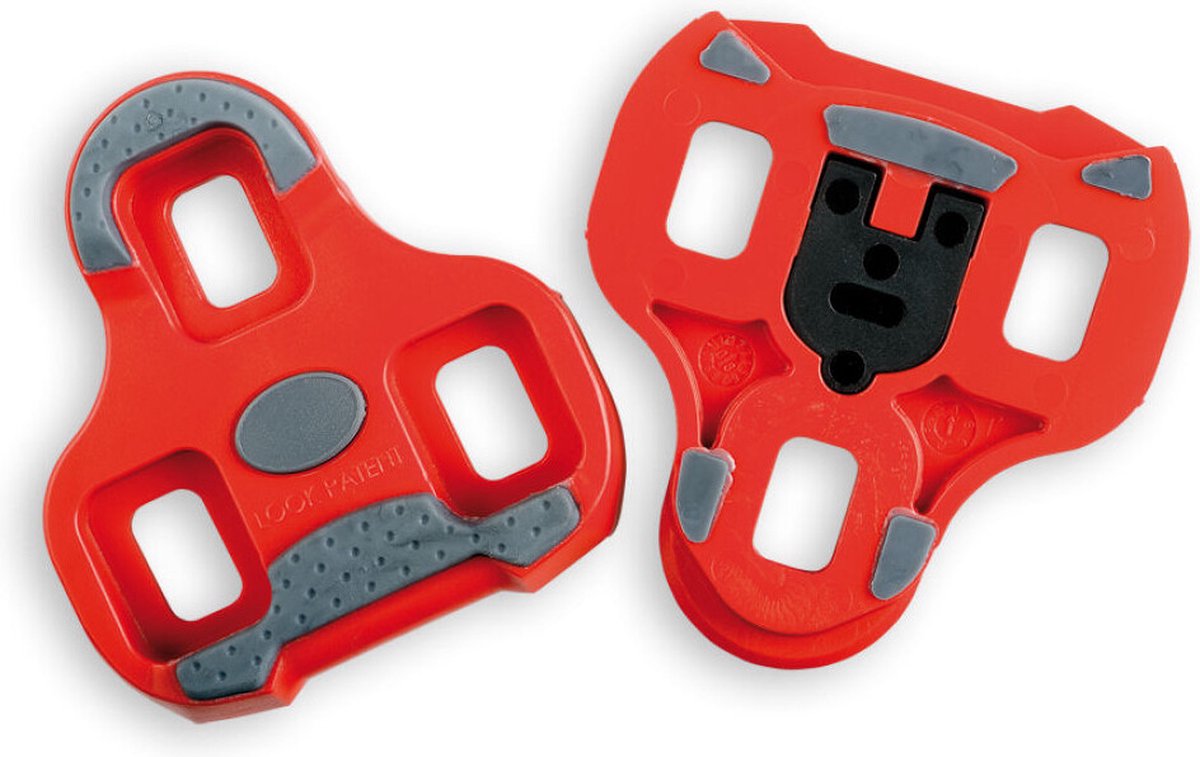 Look Schoenplaatjes Keo Grip race 9° rood
