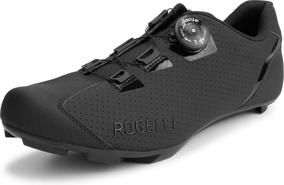 Rogelli r-400 fietsschoenen heren en dames - zwart - 43