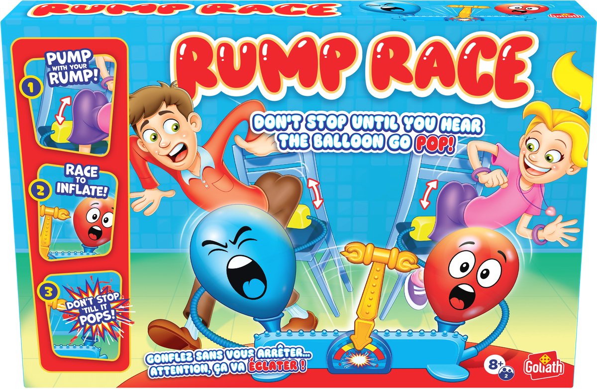 Goliath rump race - actiespel - kinderspel - familiespel