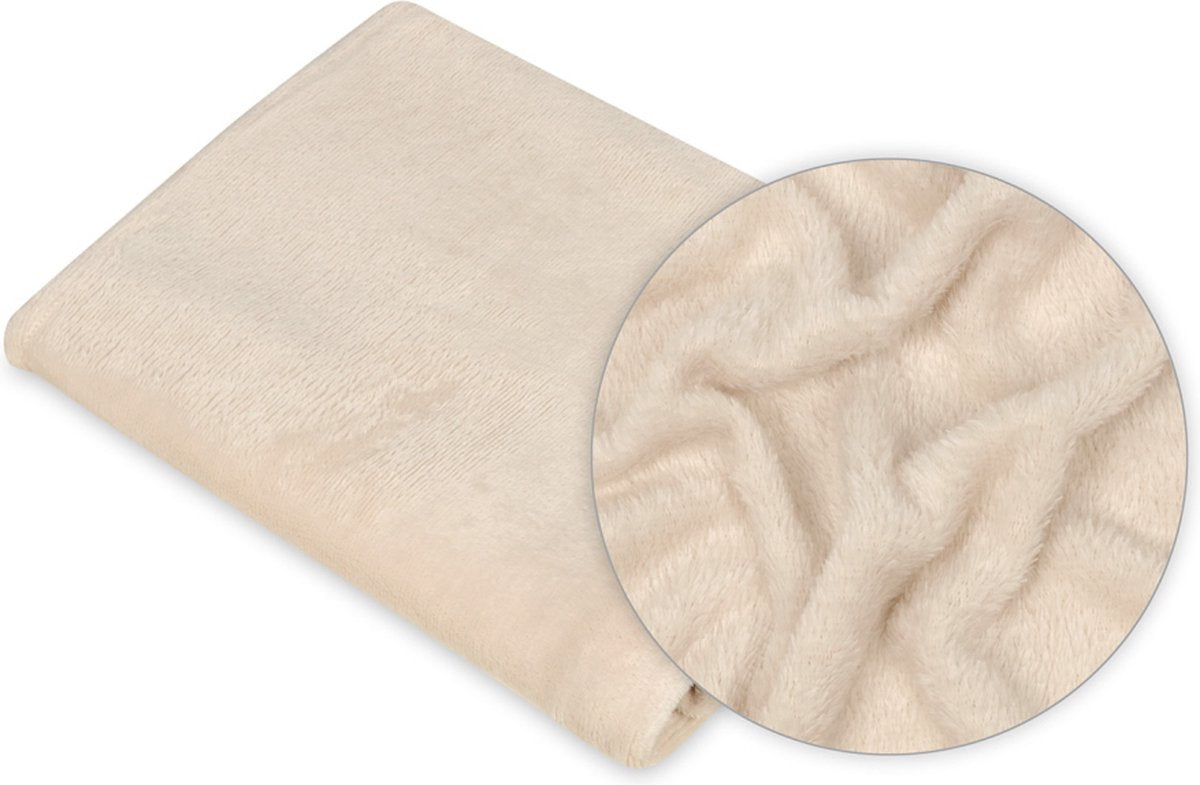 Babymatex bono fleece beige 75x100 cm wiegdeken tb0208_15