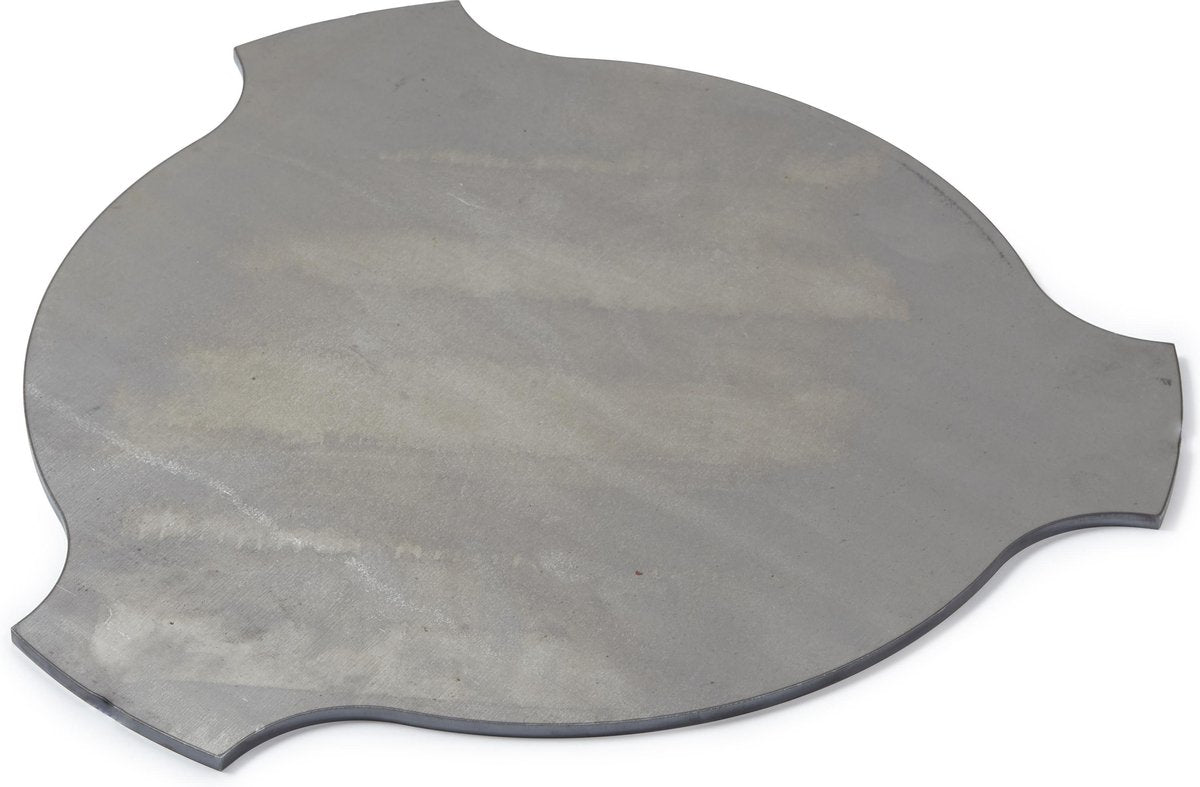 Yakiniku teppanyaki bakplaat - medium - ronde shichirin - diameter 29 cm - extra sterk rvs - japanse kooktechniek - shichirin accessoire