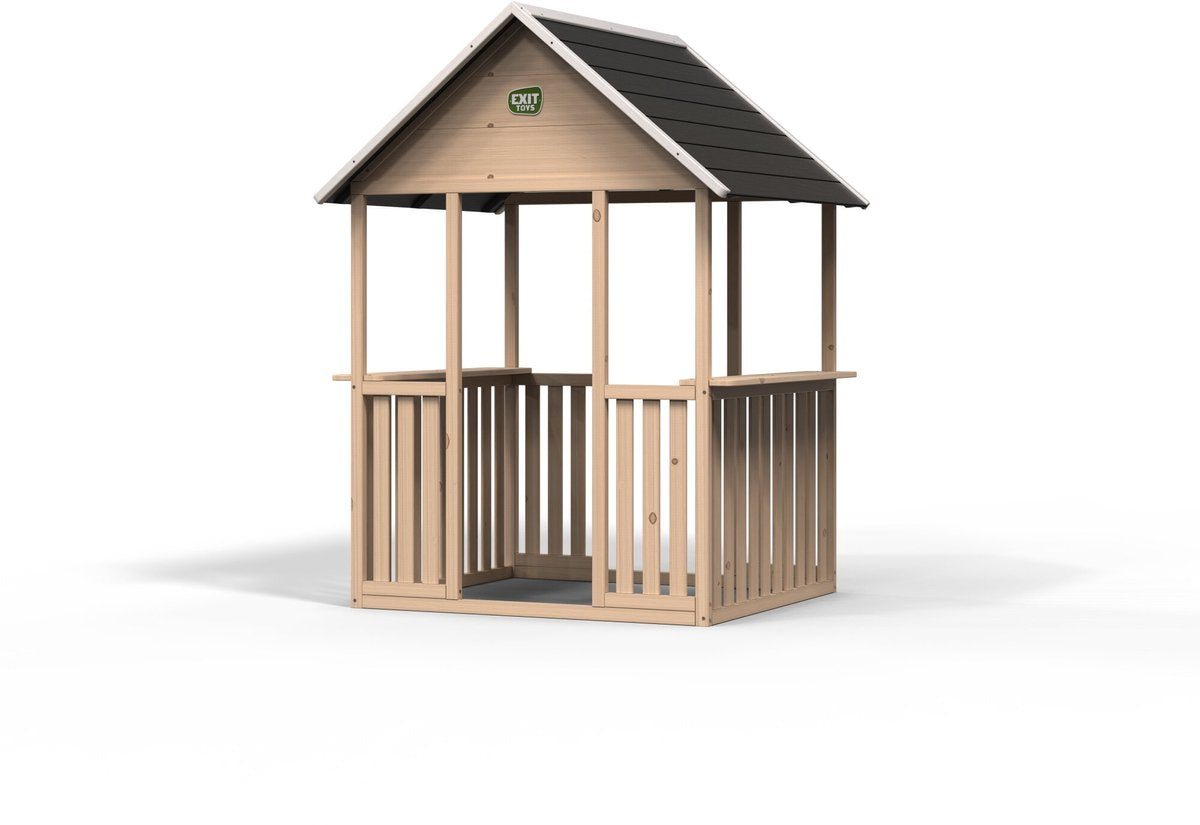 Exit toys exit panorama 100 houten speelhuis - speelhuisje voor buiten - fsc hout - kinderen