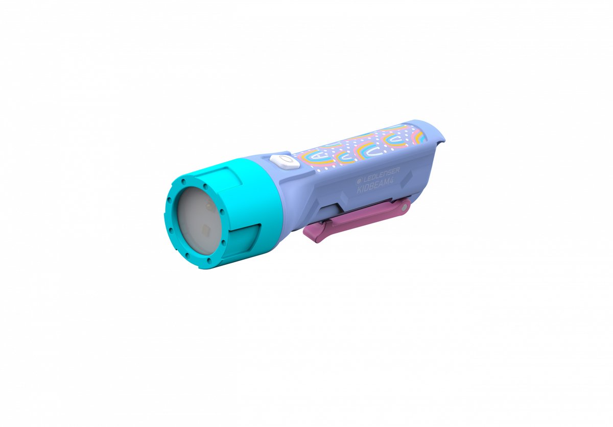 Ledlenser kidbeam4 paars - zaklamp - kinderen - 2x aaa - 70 lumen - 12 m - ip44