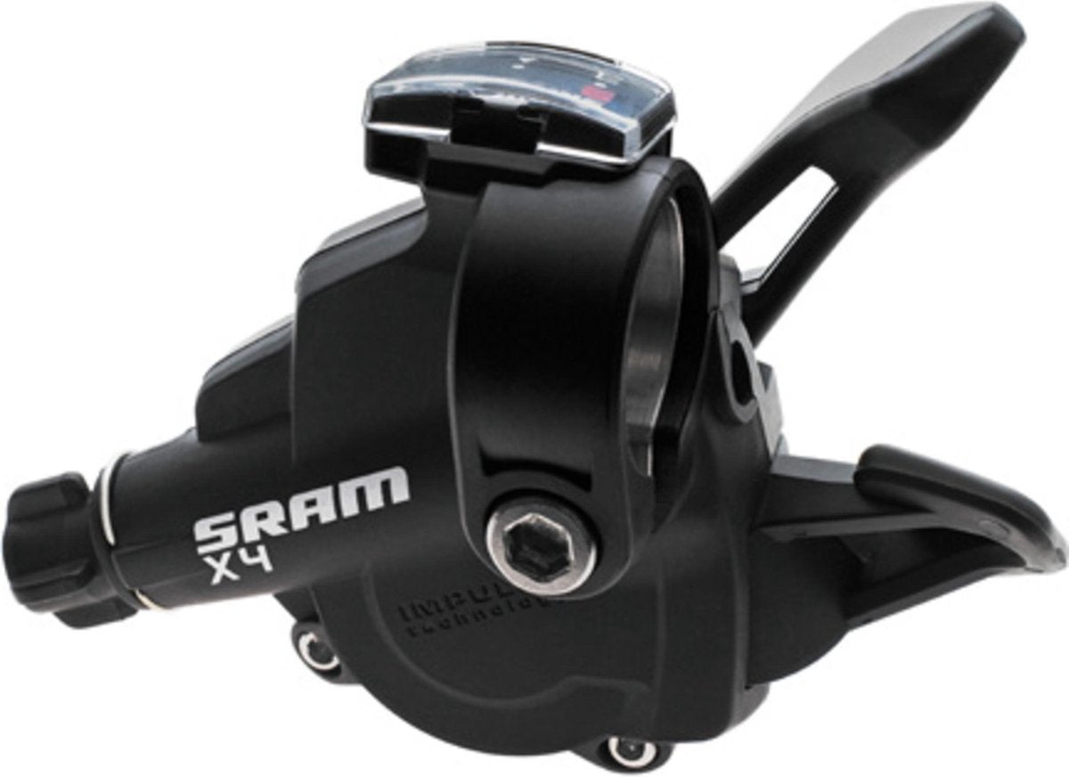 Sram x.4 triggerset 8-voudig, zwart