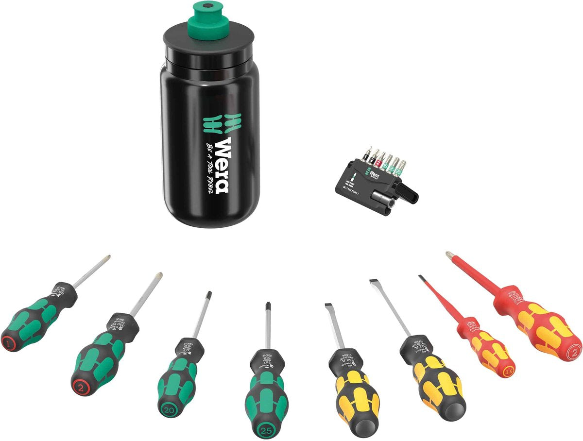 Wera 05100028001 schroevendraaierset universeel 17-delig kruiskop phillips, kruiskop pozidriv, plat, torx