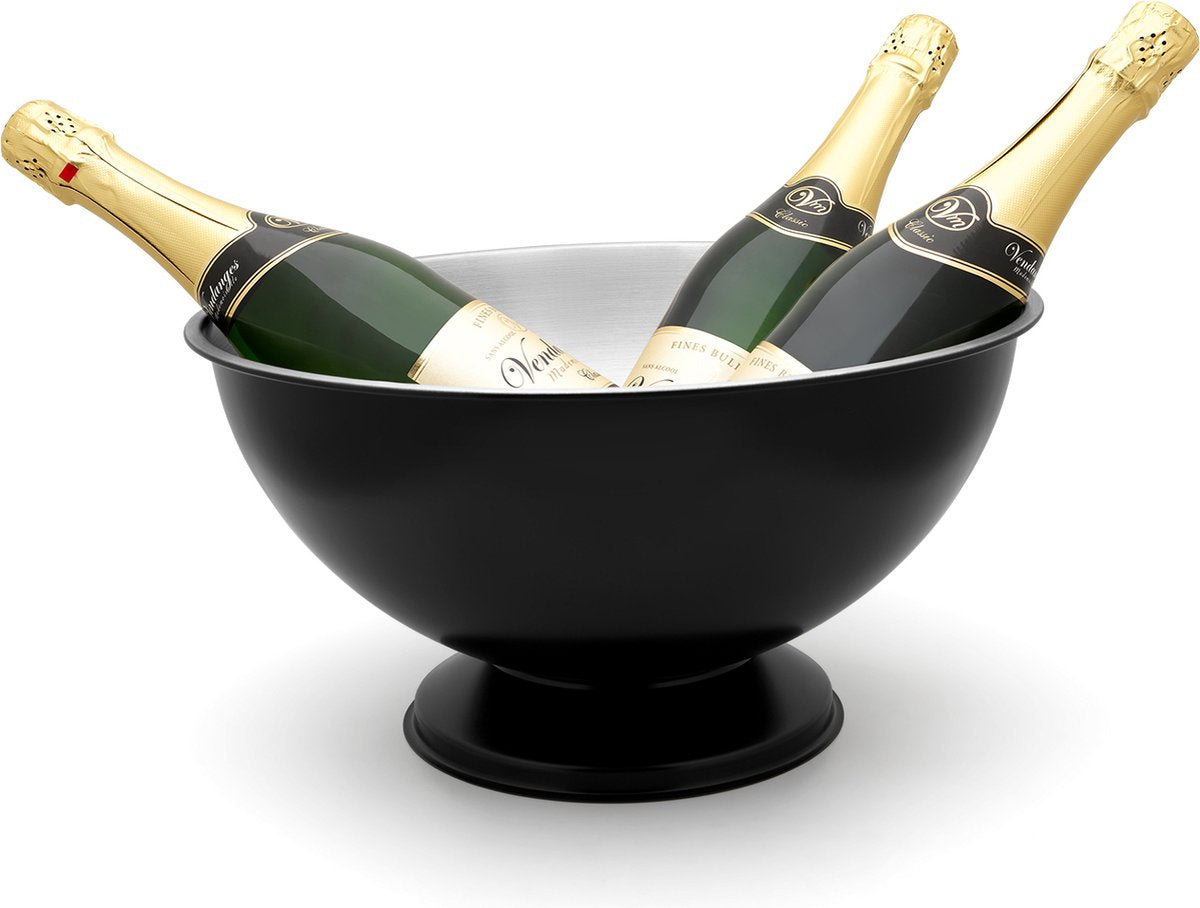 Leopold vienna classic ii champagneschaal - champagnekoeler - zwart