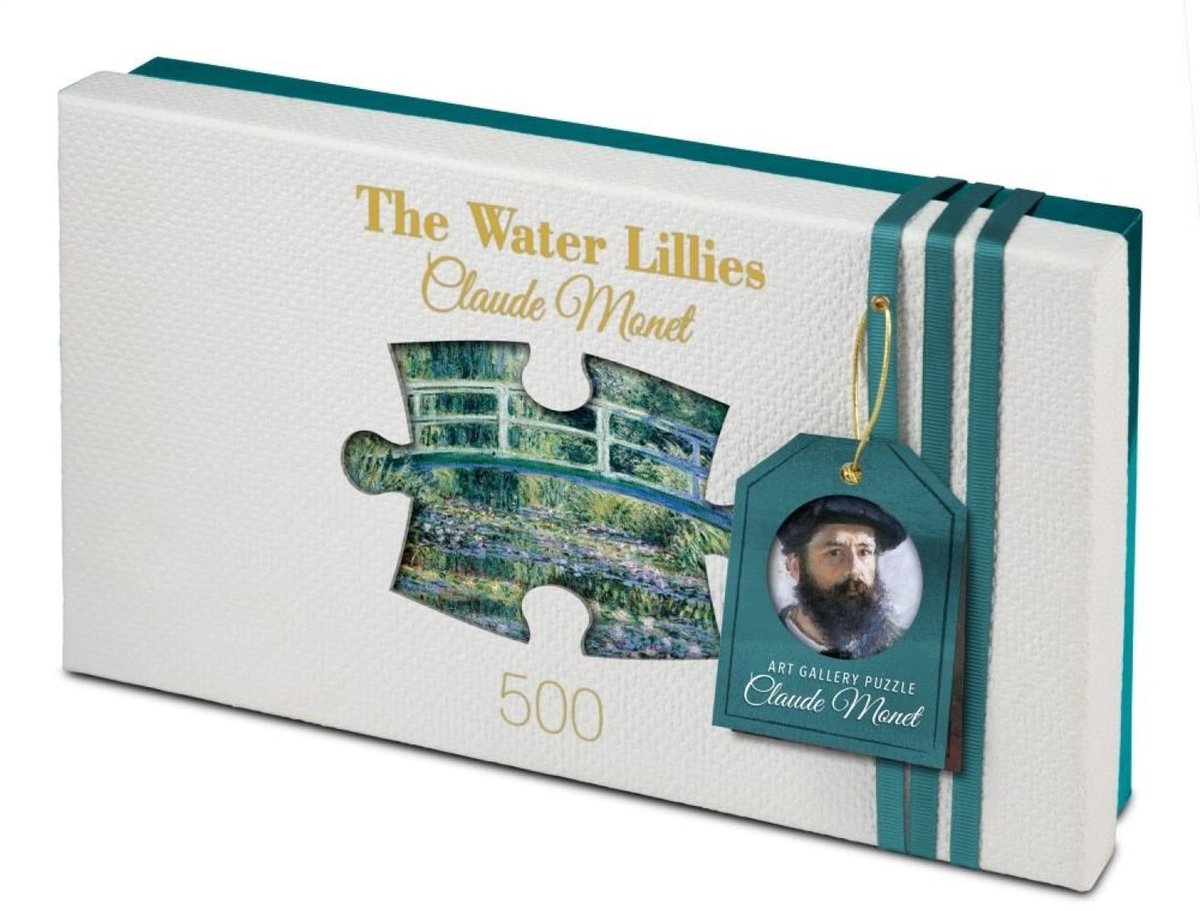 Tucker's fun factory art gallery - de japanse brug en de waterlelies the water-lily pond - claude monet - legpuzzels 500 stukjes