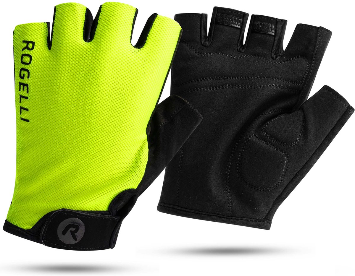 Rogelli core fietshandschoenen heren - zomer - fluorgeel - m
