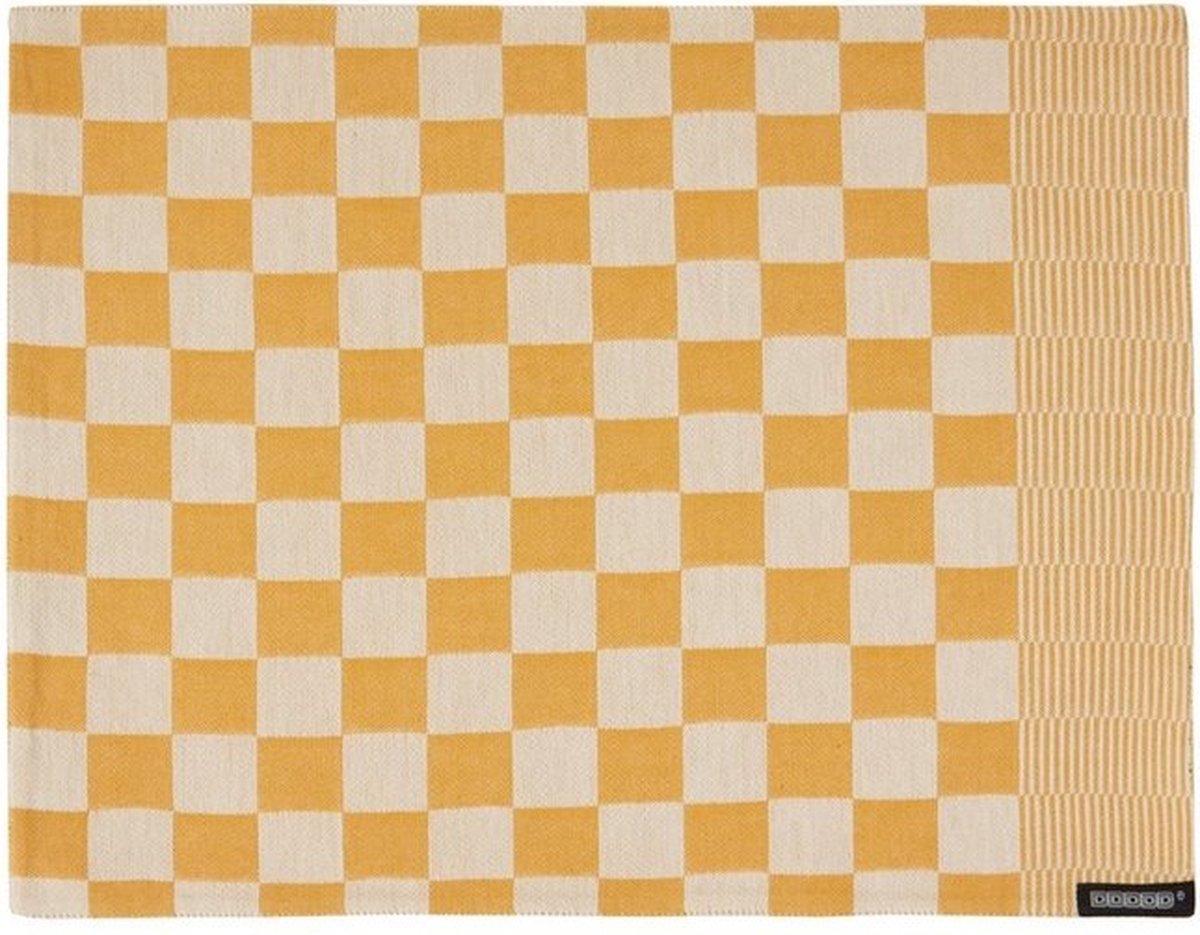 Ddddd placemat barbeque 35 x 45 cm ochre per 2 stuks