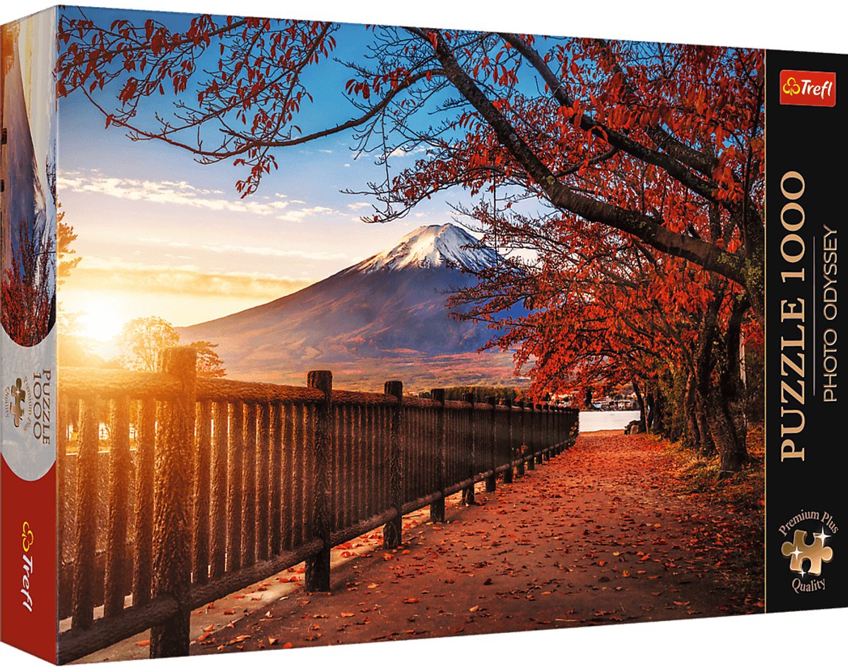Trefl legpuzzel premium plus 1000 stukjes - mount fuji japan puzzel.