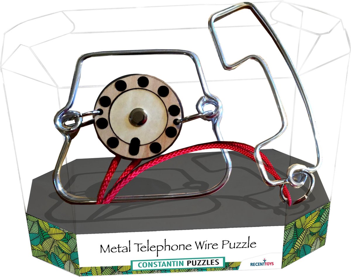 Recent toys denkspel puzzel metal phone