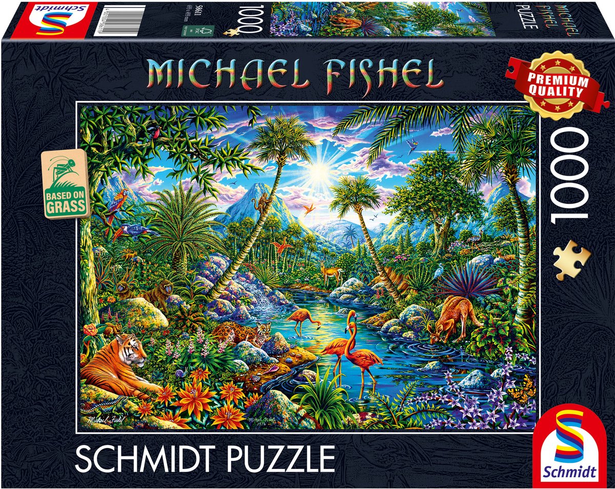 Schmidt - legpuzzel - eilandparadijs - michael fischel - 1000 stukjes - volwassenen - vanaf 12 jaar