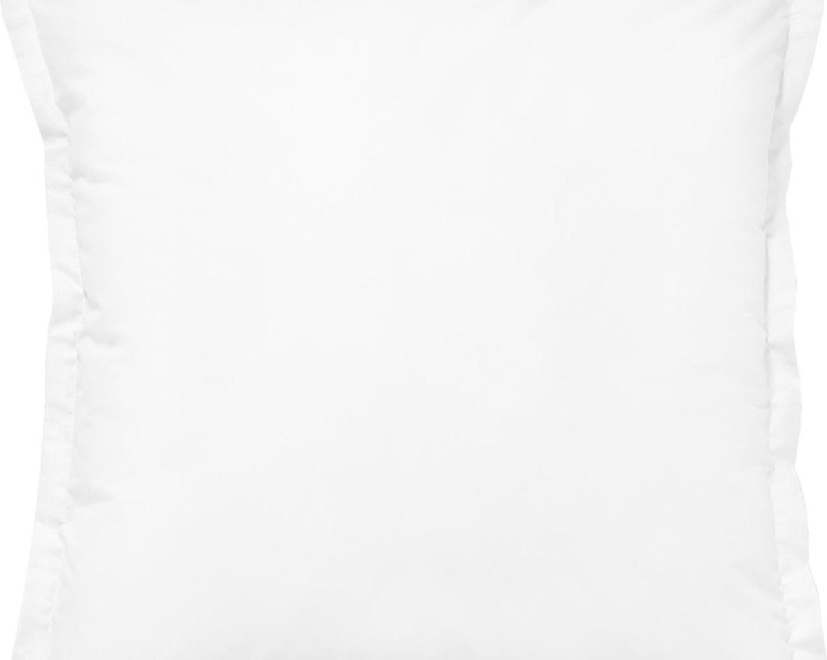 Cinderella sundays kussensloop - set van 2 - satijn - met rits - 80x80 cm - wit