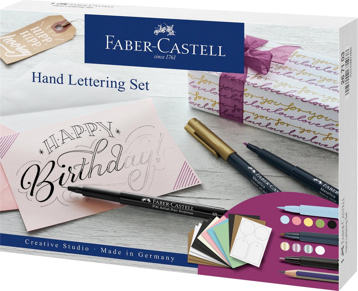 Faber-castell handlettering set - 12-delig - fc-267103