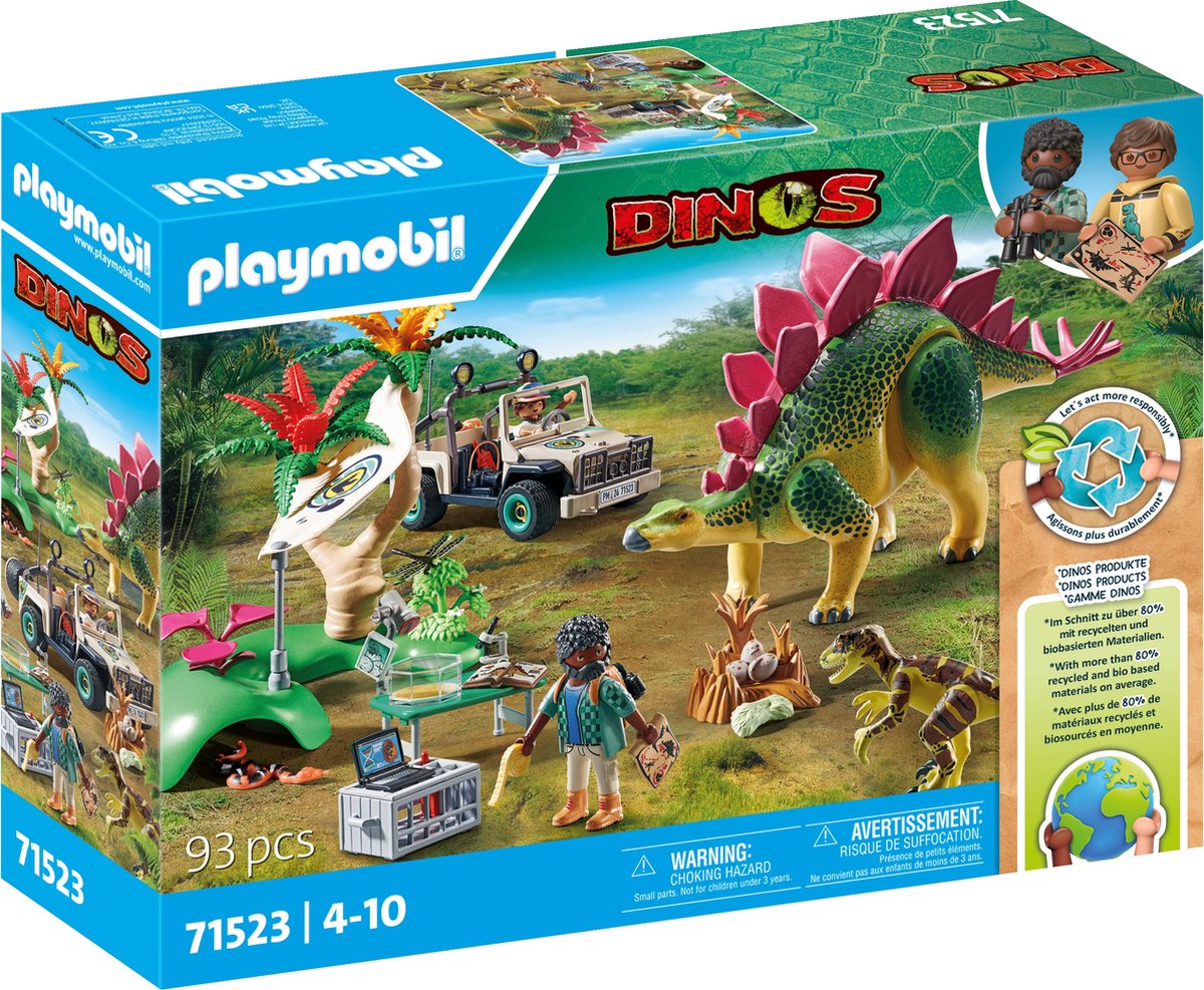 Playmobil dinos onderzoeksstation met dinosaurussen - 71523