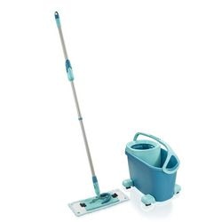 Leifheit clean twist m vloerwisser ergo mobiel - dweil set compleet systeem met wieltjes - 33 cm - 6 liter