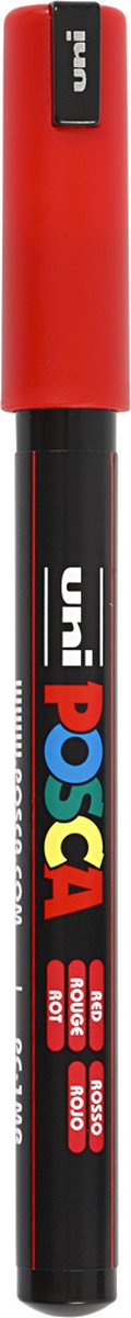 Posca uni uni verfmarker 1mr rood