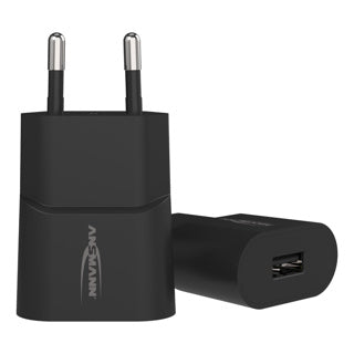Ansmann telefoonoplader-blokje usb-a zwart | 4 stuks