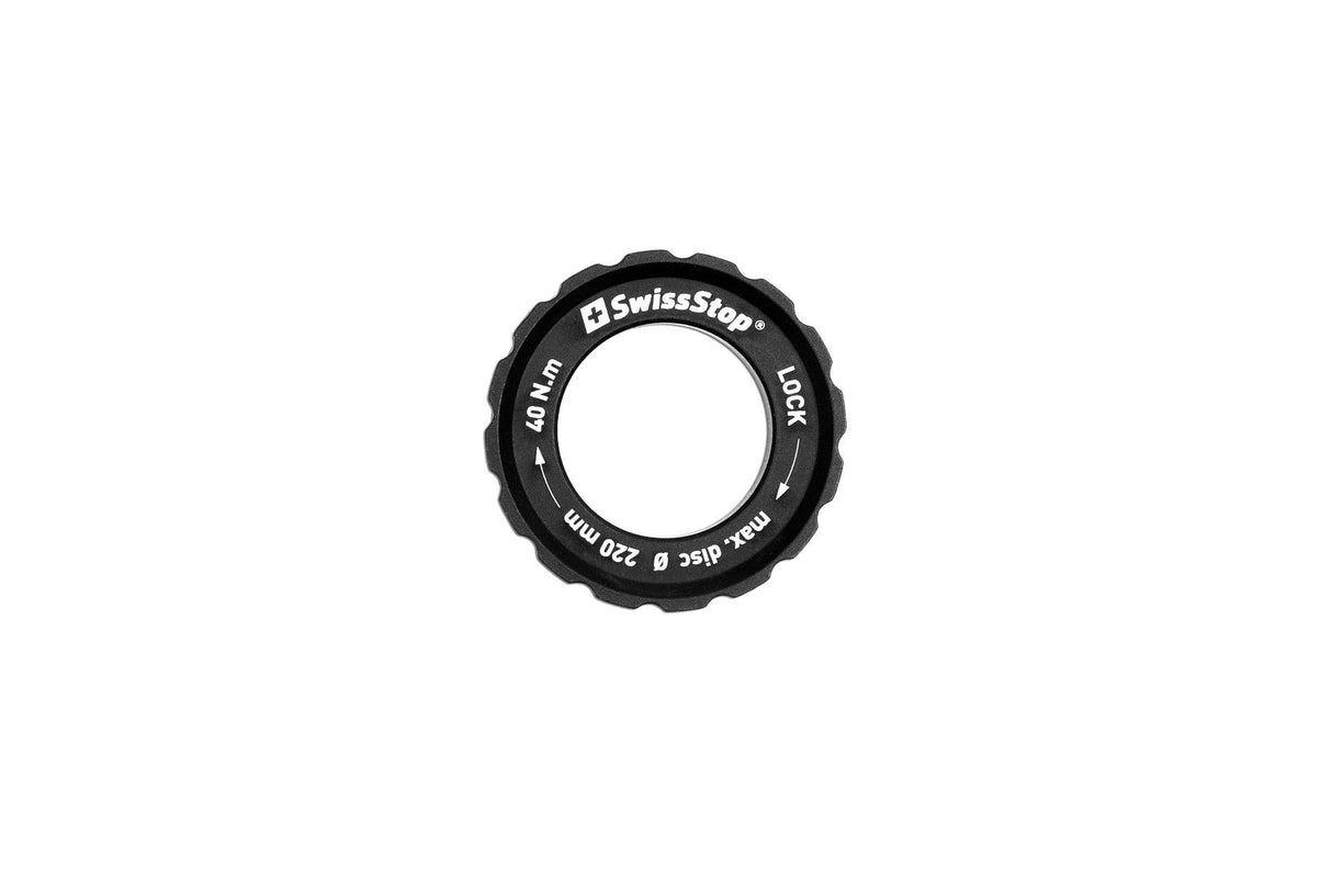 Swissstop lockring centerlock schijf max 220mm (3.74mm dik)