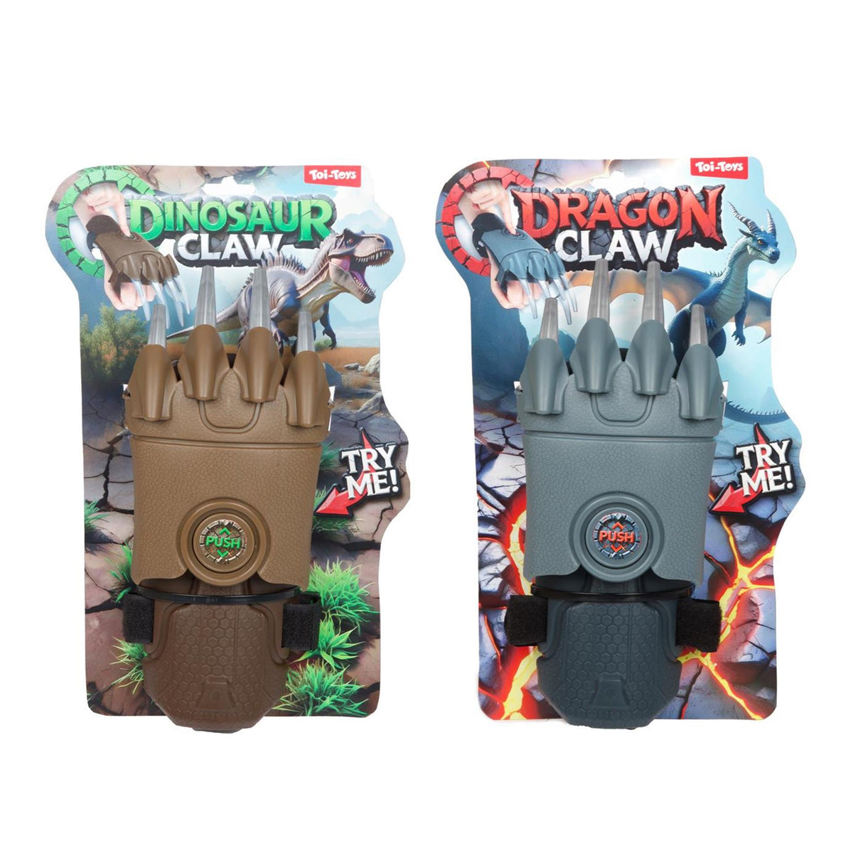 Toi-toys klauw dino draak met uitschietnagels 2 ass.