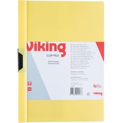 Klemmap viking 1227953 geel a4