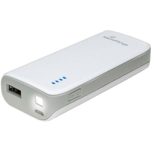 Powerbank grijs, wit